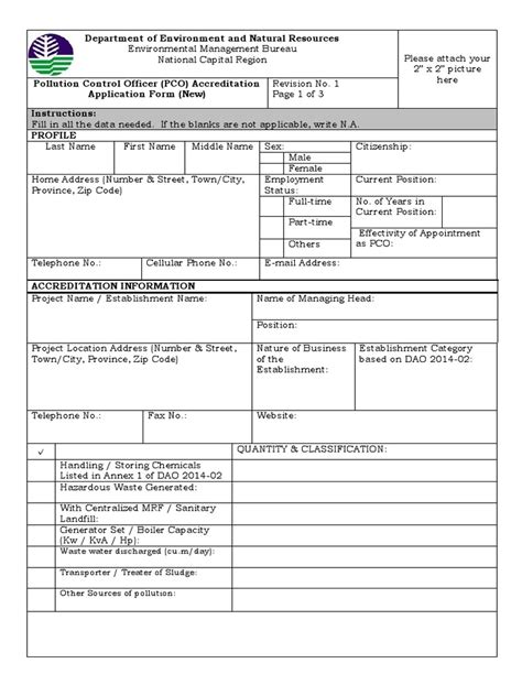 pco accreditation application form|Pollution Control Officer (PCO) Certificate of Accreditation .